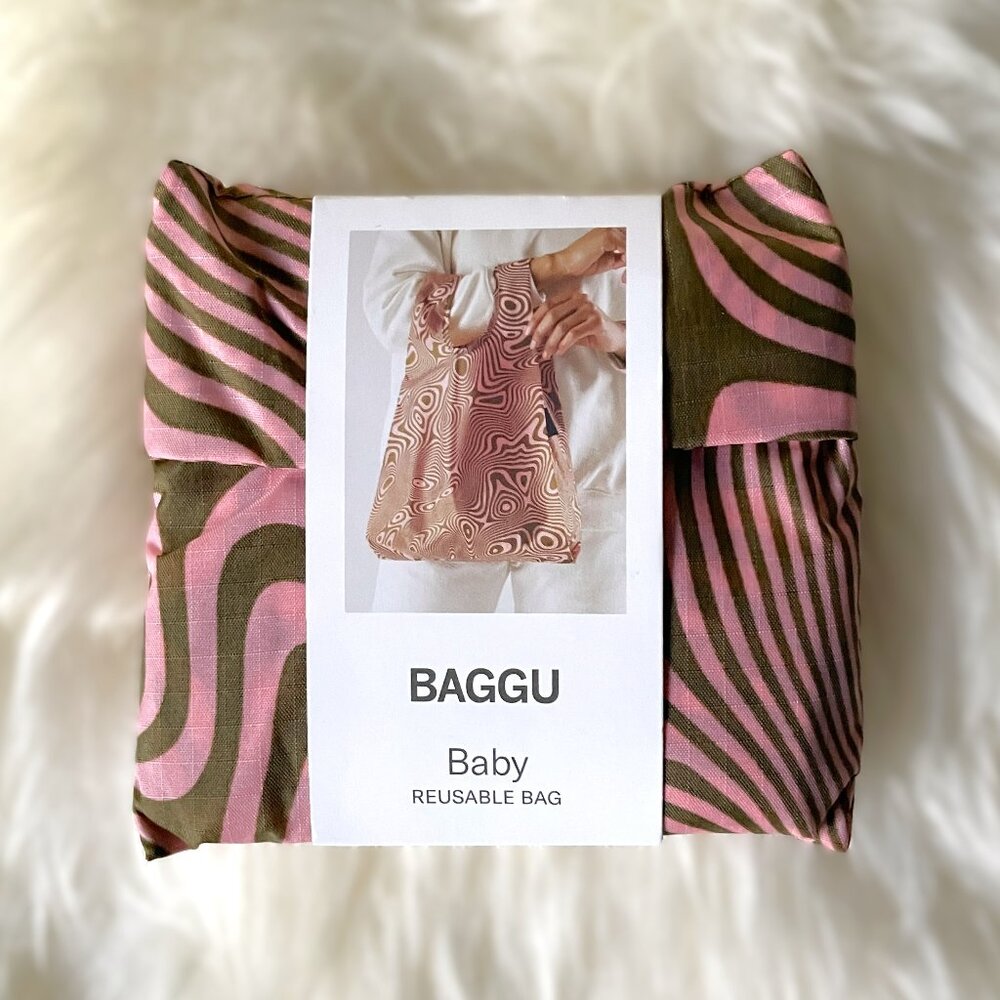NWT Baby Baggu - Trippy Swirl Salmon